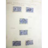 An album containing a collection of USA stamps including special delivery dues,