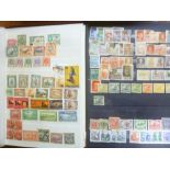 Two stock books containing a selection of mixed World stamps