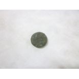 An ancient Greek bronze coin