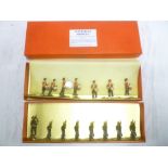 Two boxed sets of Nostalgia Models pipes and drums of the 38th Dogras