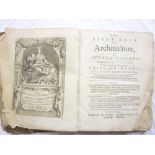 Palladio (A) The First Book of Architecture, one vol, 1700,