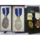 Four various Masonic medals including Royal Masonic Institution for Girls 1977 etc