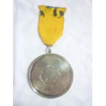 A rare George III 46th Regiment of Foot silver Medal of Merit "46 South Devon Regiment for Merit /