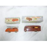 Dinky Toys - 555 Fire Engine with extending ladder in original box and Dinky Toys - 981 Horse Box
