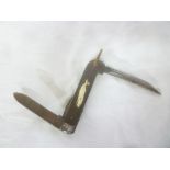 A 19th Century sailor's-style jack knife by Wostenholm of Sheffield,