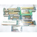 Nine mint and boxed Corgi Eddie Stobart Ltd vehicles including lorries, vans,