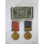 A Metropolitan Police 1887 Jubilee medal with 1897 bar awarded to PC W Boyce 'N' Division;