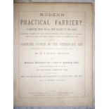 Miles (WJ) Modern Practical Farriery - A complete system of the veterinary art, one vol,