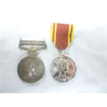 A General Service Medal (EIIR) with Cyprus bar awarded to No.23241122 Spr.B.W.E.Suckling R.E.
