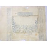 A Victorian GB 2d blue Mulready lettersheet,