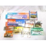 A selection of various mint/boxed commercial vehicles including Vanguards Heinz Bedford van,