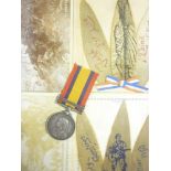 A Queen's South Africa Medal with Cape Colony bar awarded to No.7339 Pte.S.