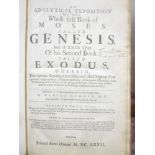 Highes (George) An Analytical Exposition of the Whole First Book of Moses Called Genesis, one vol,
