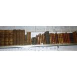 Various leather bound and decoratively bound volumes including Dartmoor pictorial records,