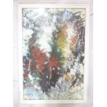 Felix Hare - oil on paper Abstract study, signed,