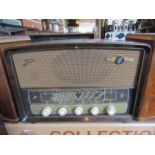 A 1950's wooden cased Bang & Olufsen Jet 513 radio