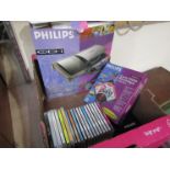 A boxed Philips CDi 450 interactive player,