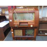 Two vintage wooden cased radios to include TO- R and Herofon