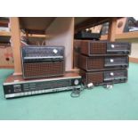 Three Grundig FR420 radios a Grundig RF440 radio and another (5)