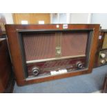 A wooden cased Philips Concerto radio