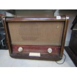 A walnut cased Philips radio