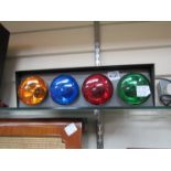 A set of disco lights