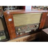 A wooden cased Linnet and Laursen Capella FM-AM radio