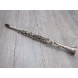 A Boosey & Co "Cadet" silver plated clarinet