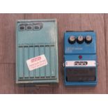 A DOD FX90 delay guitar effects pedal,