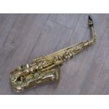 A Challenge CH-AS alto saxophone, brass finish,