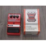 A DOD FX80-B compressor sustainer guitar effects pedal,