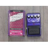 A DOD FX96 Echo FX analog delay guitar effects pedal,