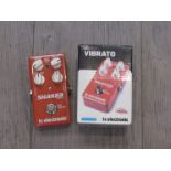 A TC Electronic 'Shaker Vibrato' guitar effects pedal,
