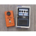 A Digitech X-series multi chorus guitar effects pedal together with MXR phase 90 pedal (2)