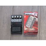 A DOD FX86B Death metal distortion guitar effects pedal,