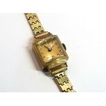 A rolled gold lady's wristwatch