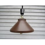 A Fog & Morup ceiling light in brown finish,