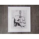 FLISS CARY (contemporary, Norwich 20 group member) A framed and glazed charcoal pencil drawing,