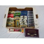 A collection of boxed diecast vehicles including Lledo Royal Wedding set etc