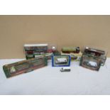 Six boxed Corgi Eddie Stobart diecast vehicles and one unboxed example