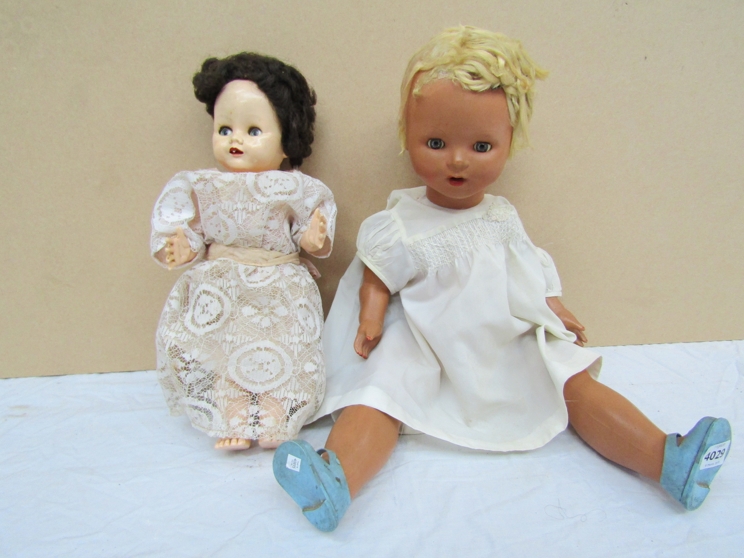 Two 1950's hard plastic dolls including Pedigree