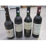 2000 Chateau Lamothe de Haux, 2002 Beaumes de Venise Cotes du Rhone Villages,