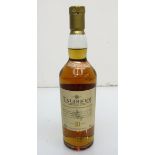 Talisker 18 year old Single Malt Scotch Whisky distilled at Macduff 1978.