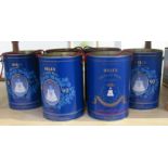 Six Bell's whisky bell decanters in tubes, 1990 Princess Eugine, 1988 Princess Beatrice x 2,