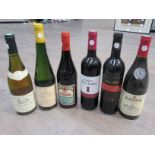 2009 El Bombero, 2016 Lussac Saint-Emilion, 2002 Rasteau Cotes de Rhone, 2013 Les Dauphins,