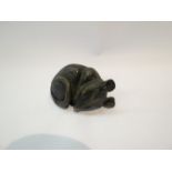 ROSALIE JOHNSON: Bronze "Dormouse" limited edition 30/95 with certificate