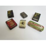 Early to Mid 20th Century advertising match and vesta cases including Bryant and Mays,