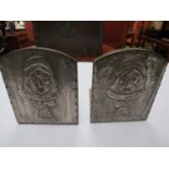 An Edwardian pair of Witch of Wookey bookends