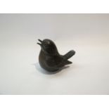 ROSALIE JOHNSON: Bronze "Singing Robin" limited edition 40/50 with certificate