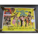 A UK quad film poster - Mutiny on the Buses,